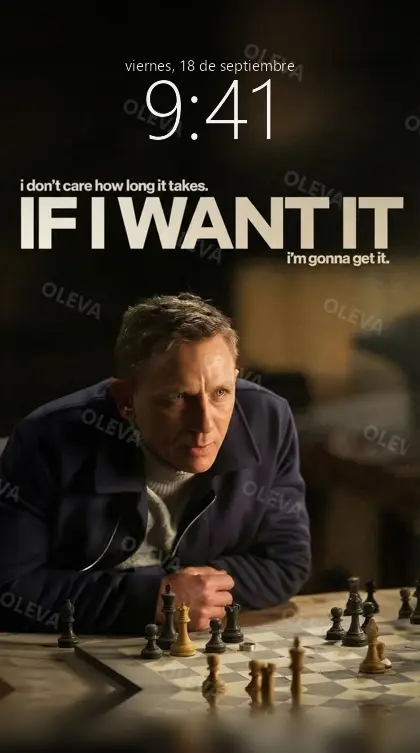 Versión de móvil: Póster vertical con la frase «If I want it»