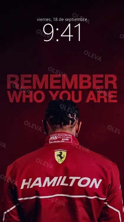 Versión de móvil: Póster vertical con la frase «Remember who you are»