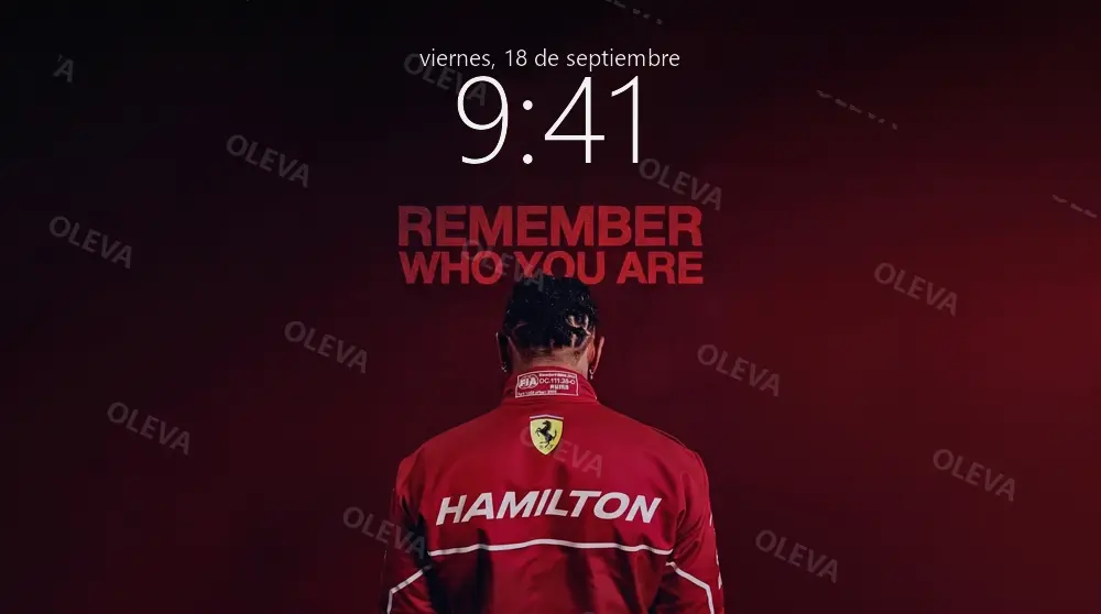 Póster vertical con la frase «Remember who you are»